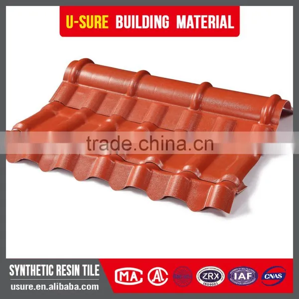 Lasting Color Plastic Spanish Style Synthetic Resin Roof Tile photo-5