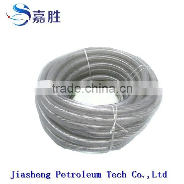 Transparent Steel Wire Reinforced PVC Oil Pipe photo-3