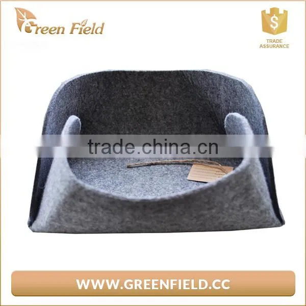 Wholesale Good Quality Square Large Capacity Table Desk Felt Notebook Magazine Storage Bag photo-5