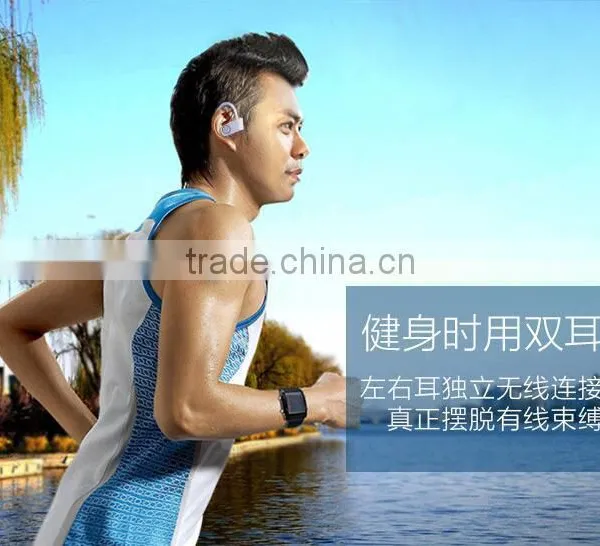 Newest Hook Style Hands Free Earphone High Quality Wireless HIFI Stereo Bluetooth Headset photo-2
