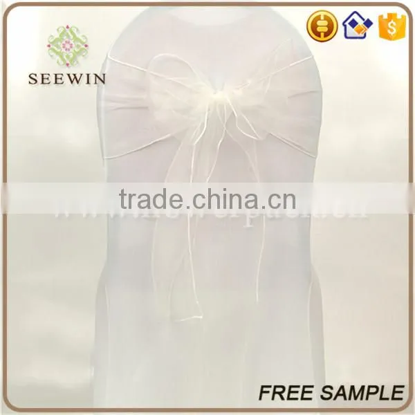 Cheap Wholesale Organza Chair Cover Sash photo-3
