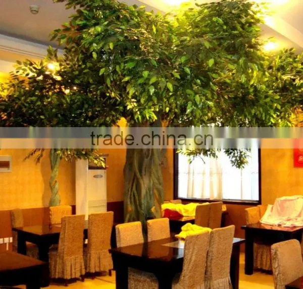 Fake Banyan Tree Nice Vivid Looking Bionic Barks Decoration Artificial Ficus Tree