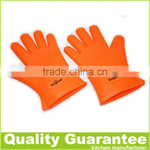 BPA Free Heat Resistant Silicone Oven Mitt Silicone Oven Gloves Silicone Cooking Glove Bbq Grill Glove photo-3