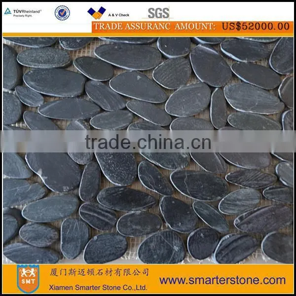 Natural Honed Finished Stone Sliced Pebbles photo-2