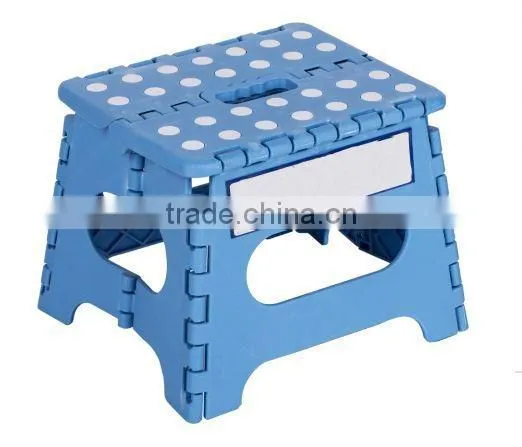 Short Fold Step Stool Hot Sale Plastic Stool Folding Plastic Stool 450692 photo-2