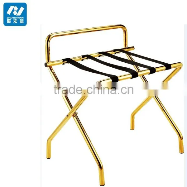 China Stainless Steel Hotel Room Luggage Rack For Bedrooms photo-5