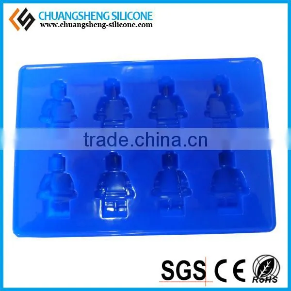 Mini Robot Shape Ice Cream Mold, Ice Cube Tray, Freeze Tooling photo-5
