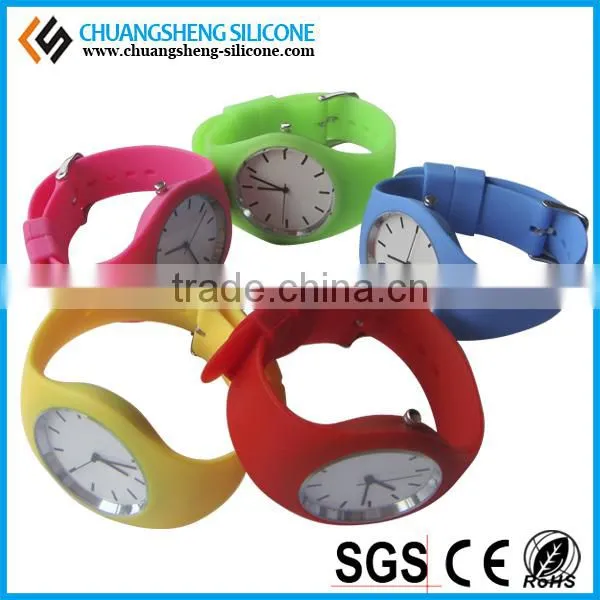 Kids Favourite the Most Fashion Candy Color Silicone Wrist Watch Digital Watch Ajustable Eco-friendly FDA Silicone Child's Watch photo-6