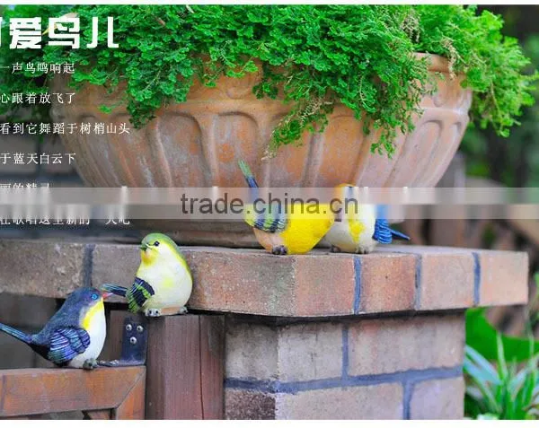 2017 Hotsell Cute Fat Bird Simulation Garden Ornaments photo-3