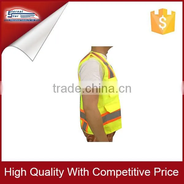 High Quality Multi-pockets Reflective Safety Jacket photo-3
