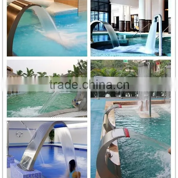 Swimming Pool Decoration Water Curtain Garden Waterfall for Home Decoration photo-5