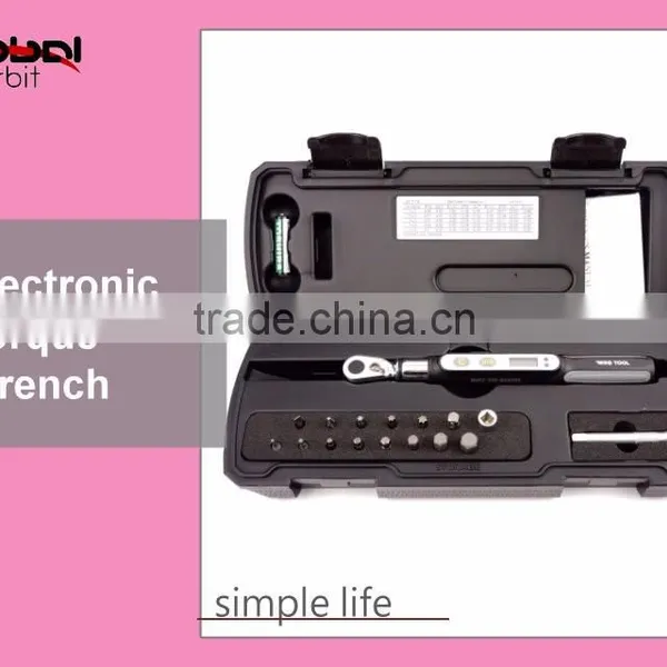 Hardware 1-85Nm 3/8 Inch Reversible Drive Ratchet LCD Display Digital Electronic Torque Wrench photo-2
