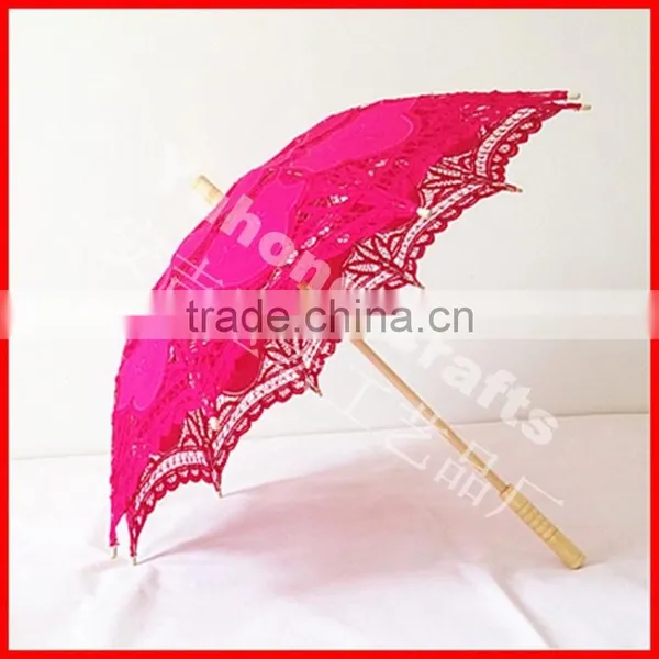Vogue New Inventions Lace Wedding Lace Parasol Umbrella photo-3