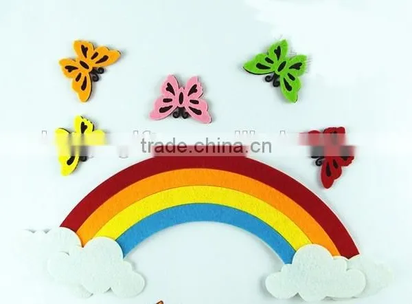 Fashion Decorative Wall Sticker , 3D Butterfly Kindergarten Children Room Wall Stick photo-2