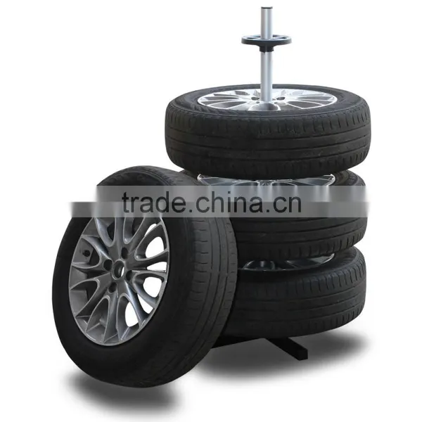 Aluminum 4 Car Wheel Display Holder Tire Stand photo-3