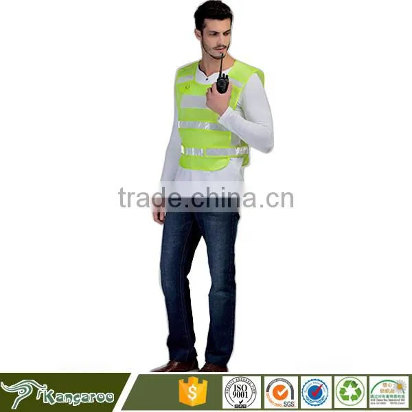 Yellow Pink Hi Vis Safety Workwear Vest photo-6