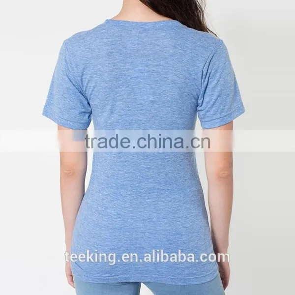 High Quality Women v Neck Slim Fit t Shirt for Sports photo-2