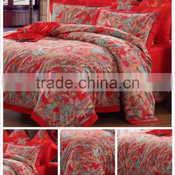 Jacquard Satin Cotton Bedding Set Bedding Sets for Wedding photo-3