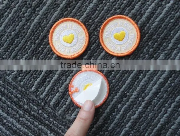 Wholesale Factory Cheap Woven Name Patch Embroidery Patch With Merrow Border photo-6
