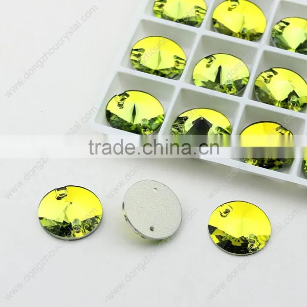 Best Selling Sew on Rhinestone! Round Flatback Crystal Rhinestones,sewing on Dresses/clothing/jewelry/shoes/bags photo-5
