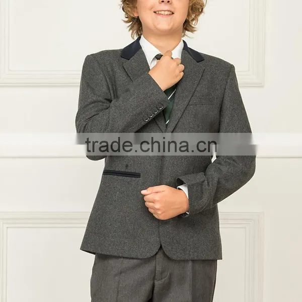 Junior School Uniforms Custom Grey Suit Sets For Graduation Or Party photo-2