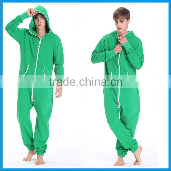 Best Cheap Unisex Adult Hooded Pajama Adult Onesie 100 Cotton photo-2