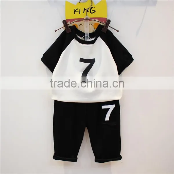 Hot Sale Kids Wear,knit T-shirt+pants Girls Boutique Summer Outfits Children Summer Clothes Set photo-4