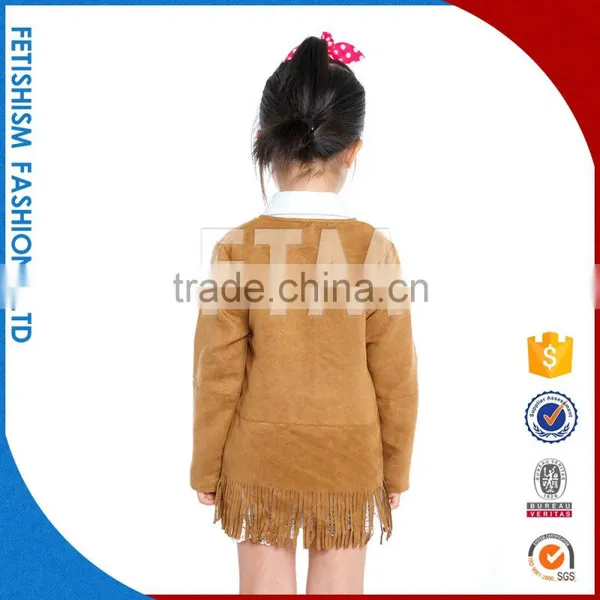 Wholesale 100% Cotton Sweater Kids Young Girls Coats photo-4