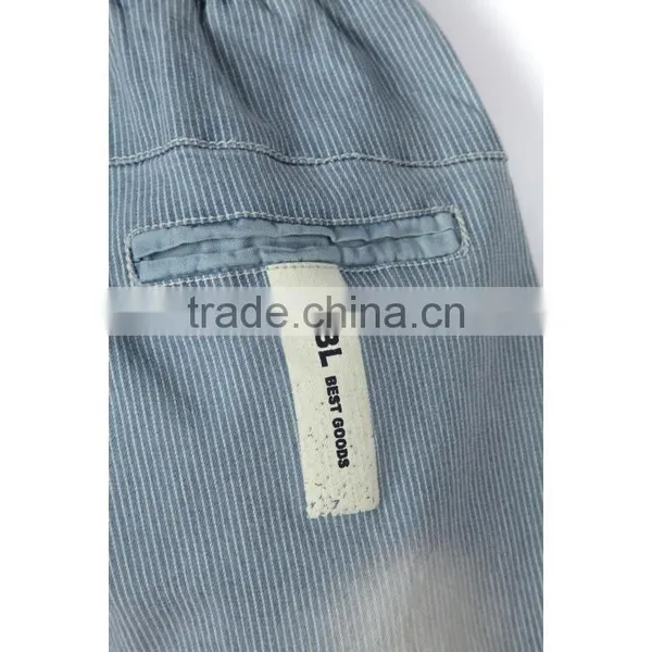 OEM Service Wholesale Price Hand Wash Kids Jeans Knit Denim Baby Harem Pants With Cotton Sting photo-3