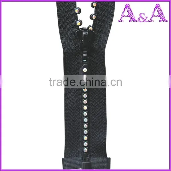 Wholesale Diamond Zipper With Diamond Teeth Different Color and Size photo-3