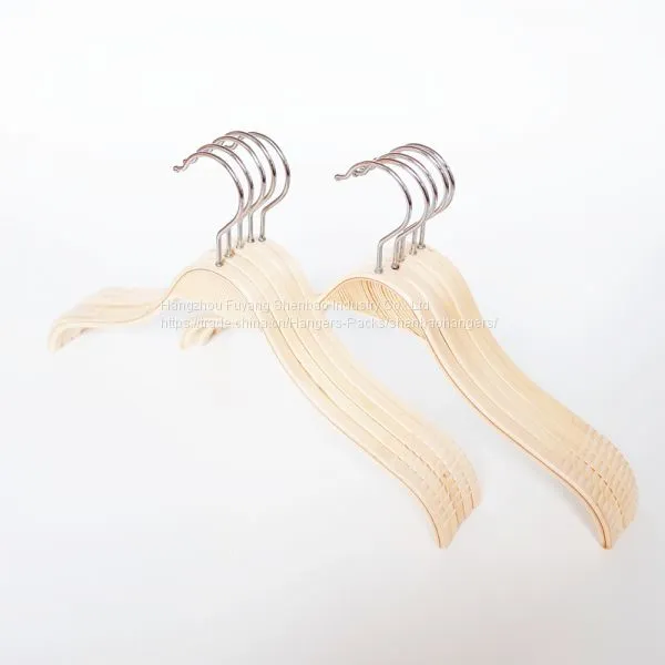 Flat Body Laminated Coat Hanger With Anti-slip Bar for Men Clothes photo-2