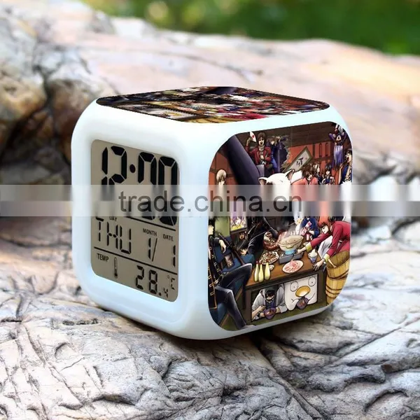 (Hot Anime) Led Clock Gin Tama Alarm Clock,LED Digital Clock, Low Price Led Digital Clock Display photo-5