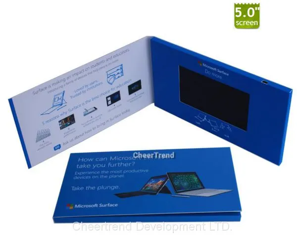 5 Inch Super Slim Video Cards Video Brochure Video Greeting Card photo-5