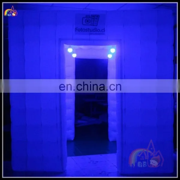 Wholesale Inflatable Indoor Party Tents With LED Light Decoration Spray Photo Booth For Sale photo-5