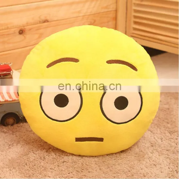 Factory Cheap Custom Plush Emoji Pillow With Led Light photo-3