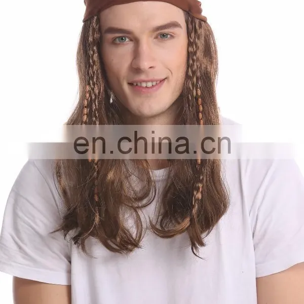 Carnival Pirate Brown Party Wigs MW-009 photo-4