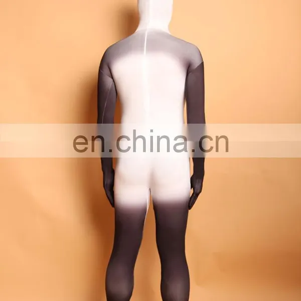 Unisex Adult Spandex Lycra Panda Zentai Morph Suits Halloween Costumes photo-3