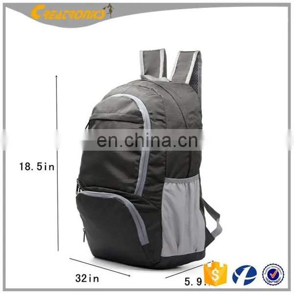 Best Packable Handy Lightweight Outdoor For Travel Resistant Camping Backpacking Packs Black Light Travel Massage Backpack photo-3