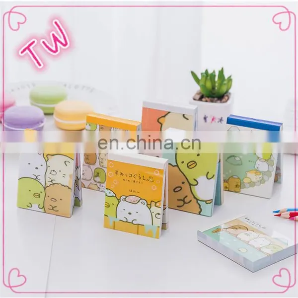 Europe 2018 Top Quality Kawaii Kids Stationery Custom Size and Shape Cartoon Cute Paper Sticky Note Cube Pad Online Shopping
