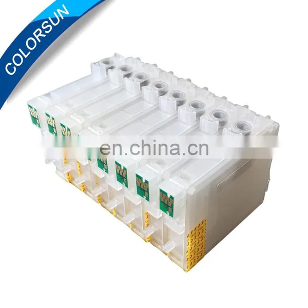 2017 Hot Sale 11COLORS 200ML Inkjet Printer Empty Refillable Refill Ink Cartridge For Epson 4900 4910 With Auto Reset Chips photo-3