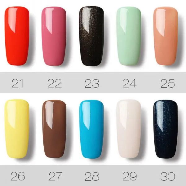 58 Colors Barbie Soak-off UV Nail Gel Polish Long Lasting Nail Art Manicure 7ML photo-2