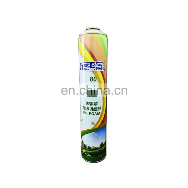 Empty Aerosol Cans PU Foam Bottle and Soundproofing Polyurethane Spray PU Foam Adhesive Made in China photo-6