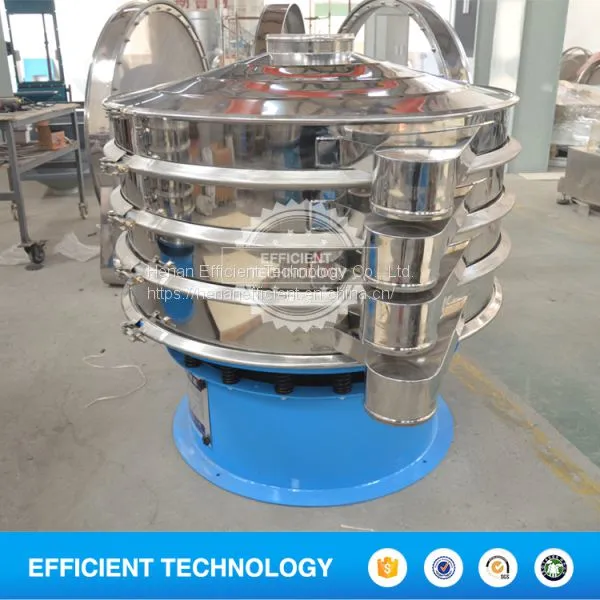 Fine Food Screening Rotary Circular Vibrating Screen Classifier Manufacturer photo-3