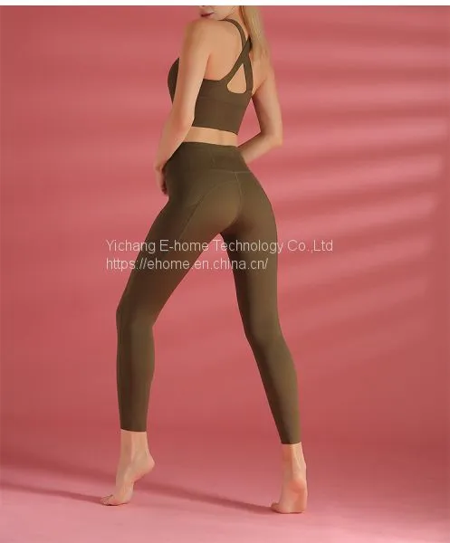 Newest Breathable High Elastic Tights Quick Dry Womens GYM Leggings Sets photo-2