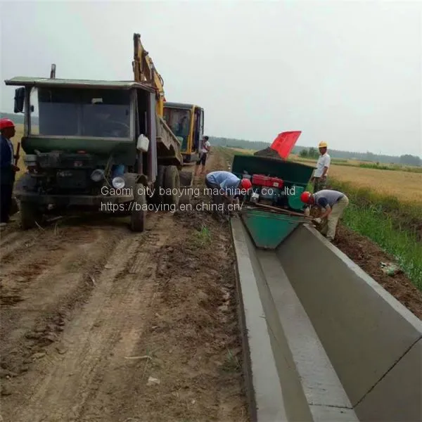 Baoying Canal Forming Machine Side Ditch Sliding Form Machine Full-automatic Canal Forming Machine photo-5