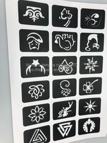 Waterproof Temporary Tattoo Sticker Black Disposable Hand Arm Girl Boy Body Sticker Tattoo Stencil For Tattoo Ink photo-3