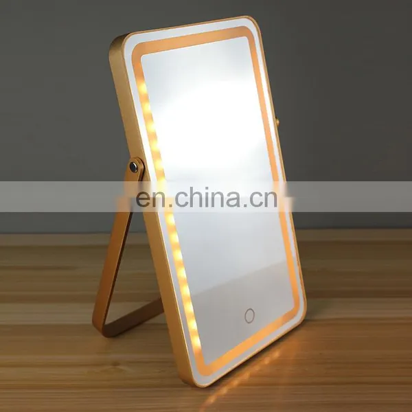 New Design Usb Led 5v Rechargeable Cosmetic Makeup Led Lamp Mirror photo-2