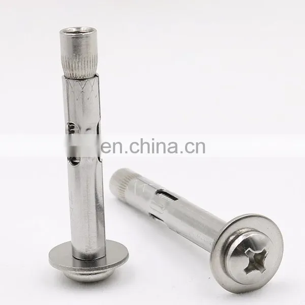 Fastener Hardware Sleeve Anchor Bolt Type Hex Head Sleeve Anchor With Hex Nut and Washer Stainless photo-4
