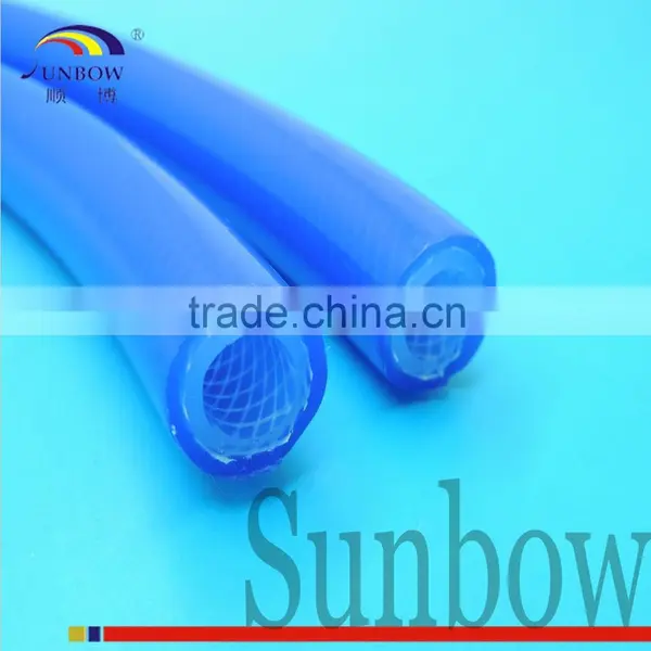 High Temperature High Voltage Resistant Food Grade Clear Silicone Braided Tube photo-3