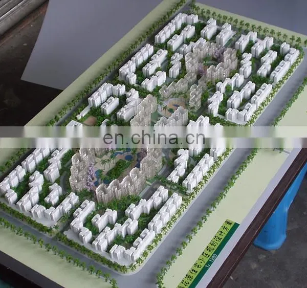 CNC Laser Machine Cutting Solid Abs Plastic Blocks Model for Architect Design photo-3